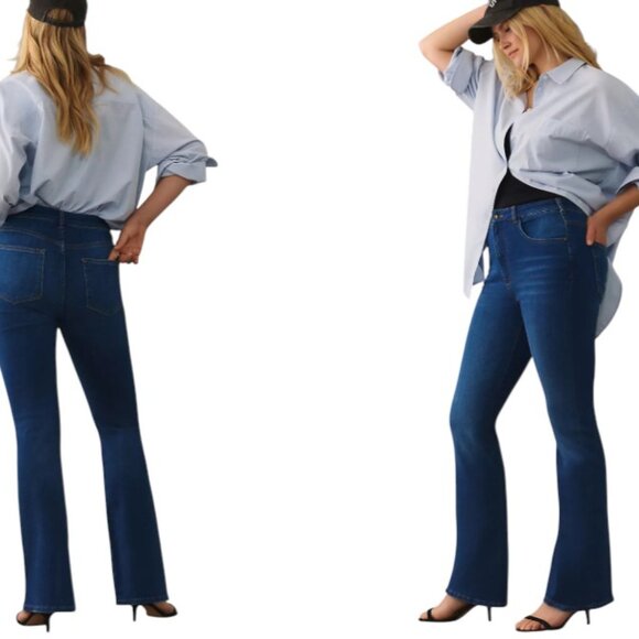 Pilcro The Icon Flare Jeans Womens Sz 18W - Picture 6 of 11